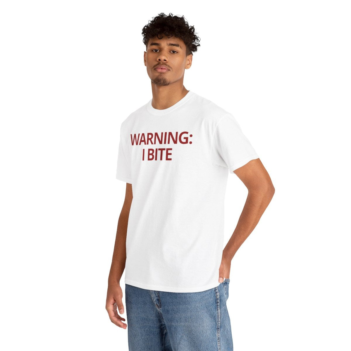 WARNING: I BITE - Foodie (Basic Tee)