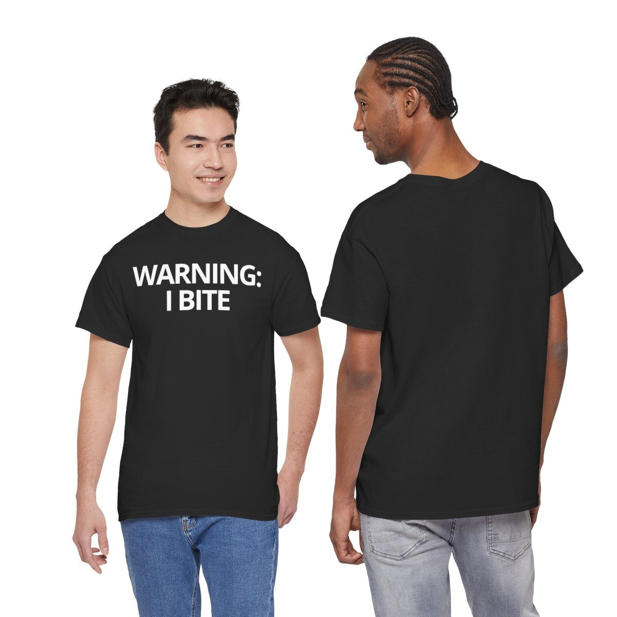 WARNING: I BITE - Foodie (Basic Tee)
