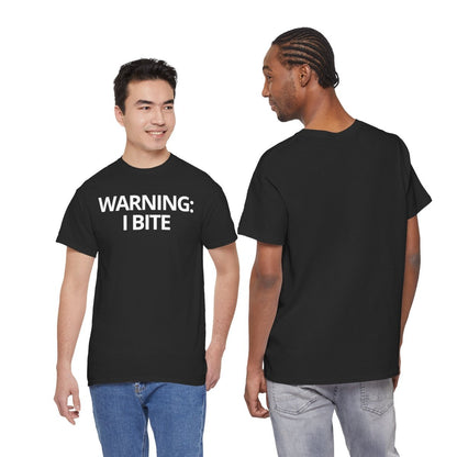 WARNING: I BITE - Foodie (Basic Tee)