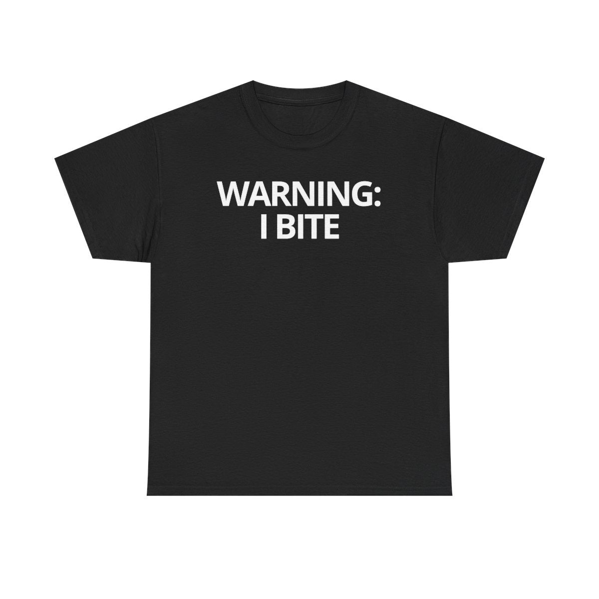 WARNING: I BITE - Foodie (Basic Tee)