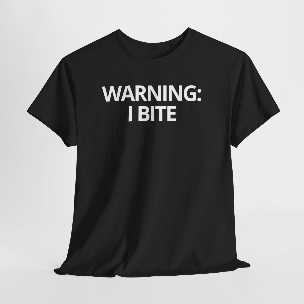 WARNING: I BITE - Foodie (Basic Tee)