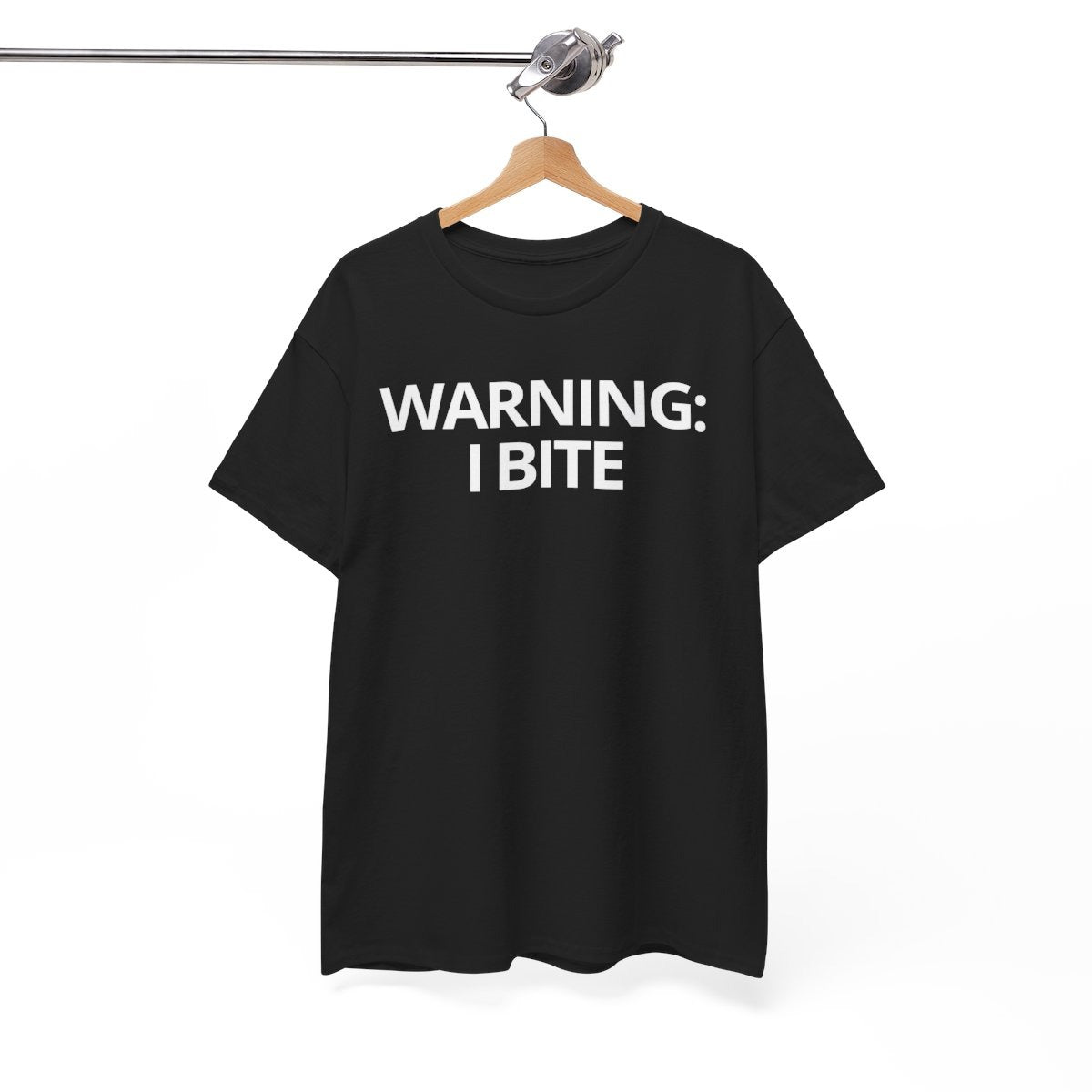 WARNING: I BITE - Foodie (Basic Tee)