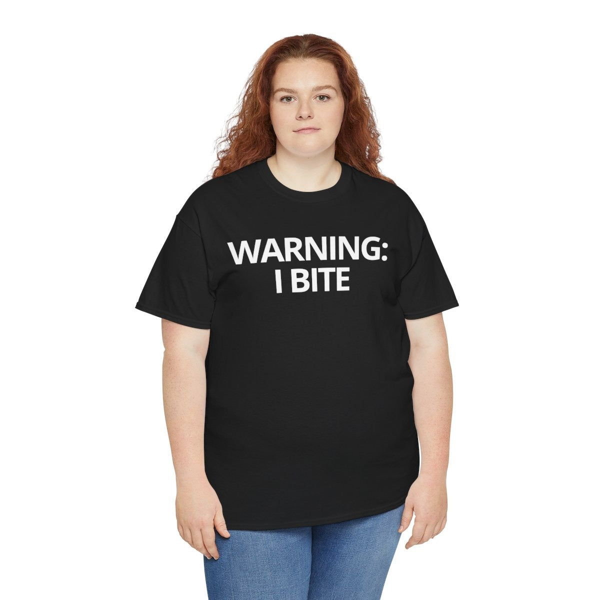 WARNING: I BITE - Foodie (Basic Tee)