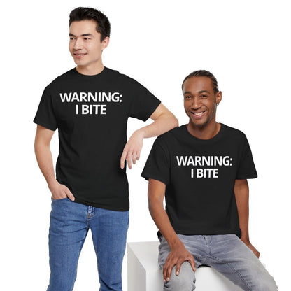 WARNING: I BITE - Foodie (Basic Tee)