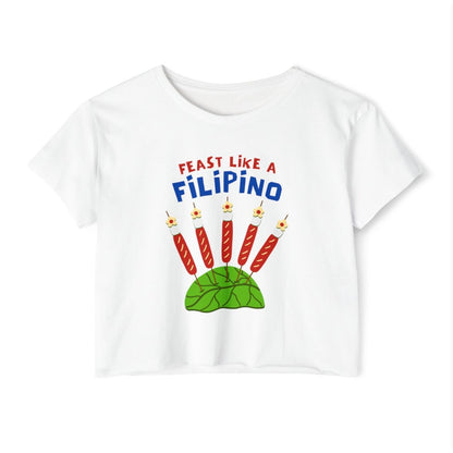 HOTDOG & MARSHMALLOW STICK - Filipino Food (Crop Top)