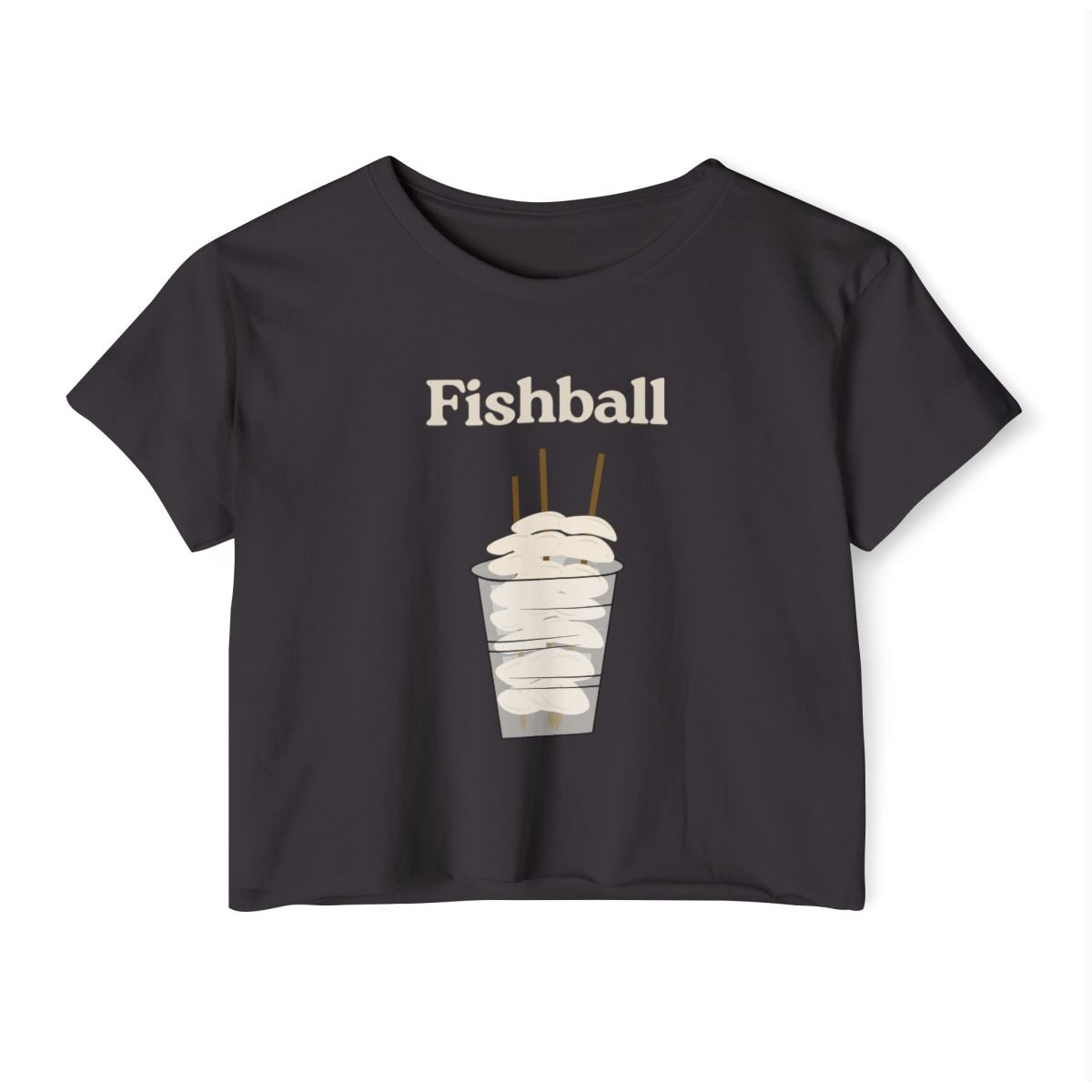 FISHBALL 2 - Filipino Food (Crop Top)