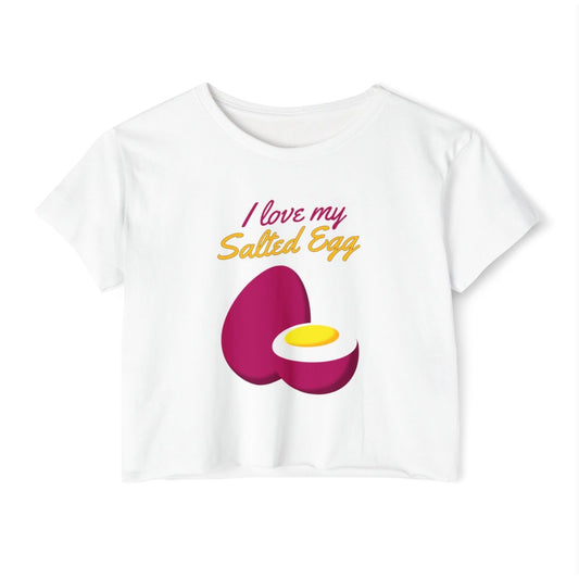 SALTED EGG 1 - Filipino Food (Crop Top)