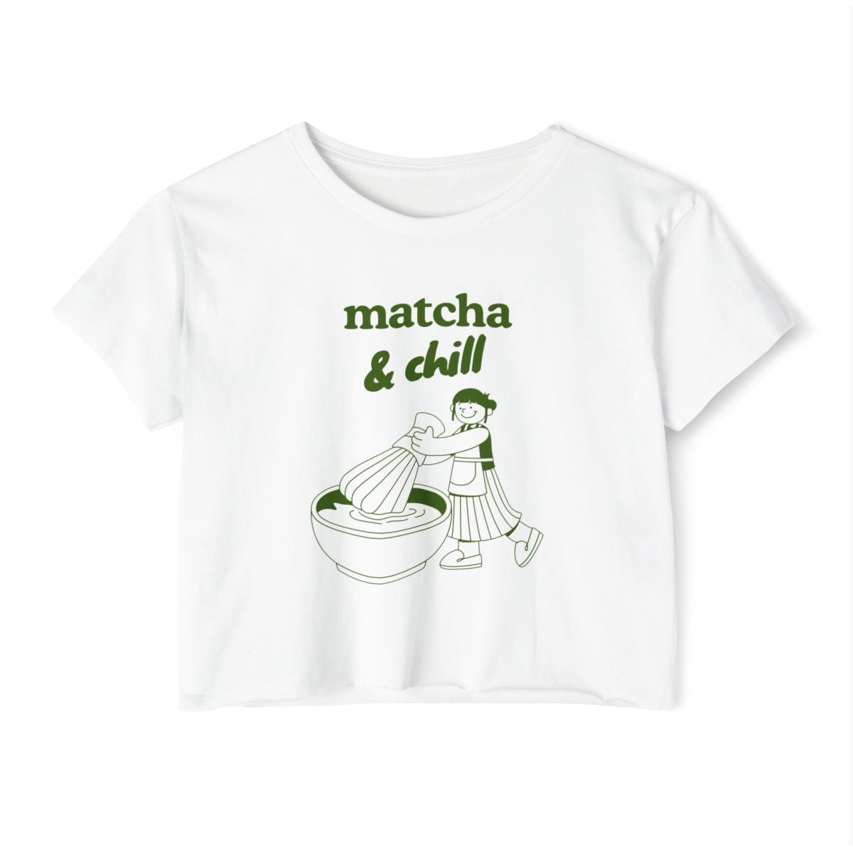 MATCHA & CHILL - Japanese Food (Crop Top)