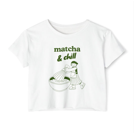 MATCHA & CHILL - Japanese Food (Crop Top)