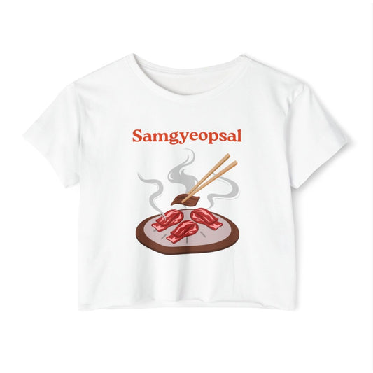 SAMGYEOPSAL - Korean Food (Crop Top)