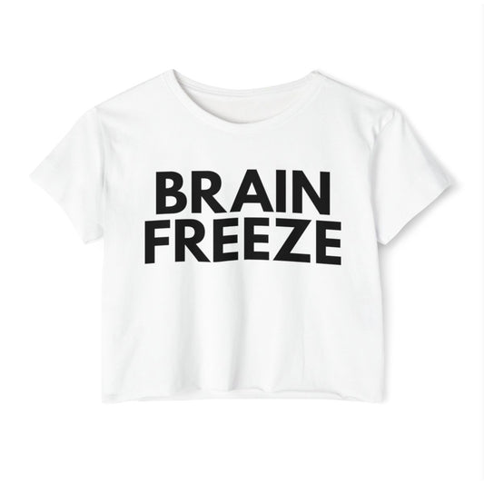 BRAIN FREEZE - Foodie (Crop Top)