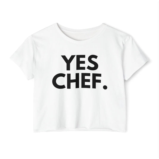 YES CHEF - Foodie (Crop Top)