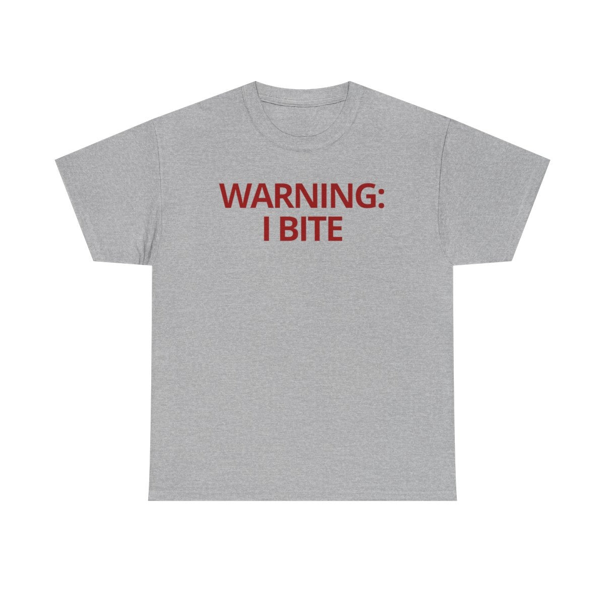 WARNING: I BITE - Foodie (Basic Tee)