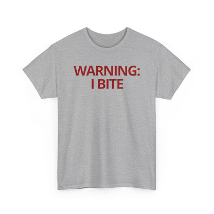 WARNING: I BITE - Foodie (Basic Tee)