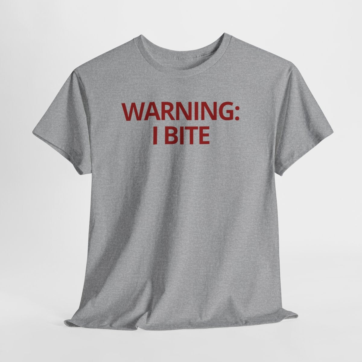 WARNING: I BITE - Foodie (Basic Tee)