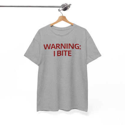 WARNING: I BITE - Foodie (Basic Tee)