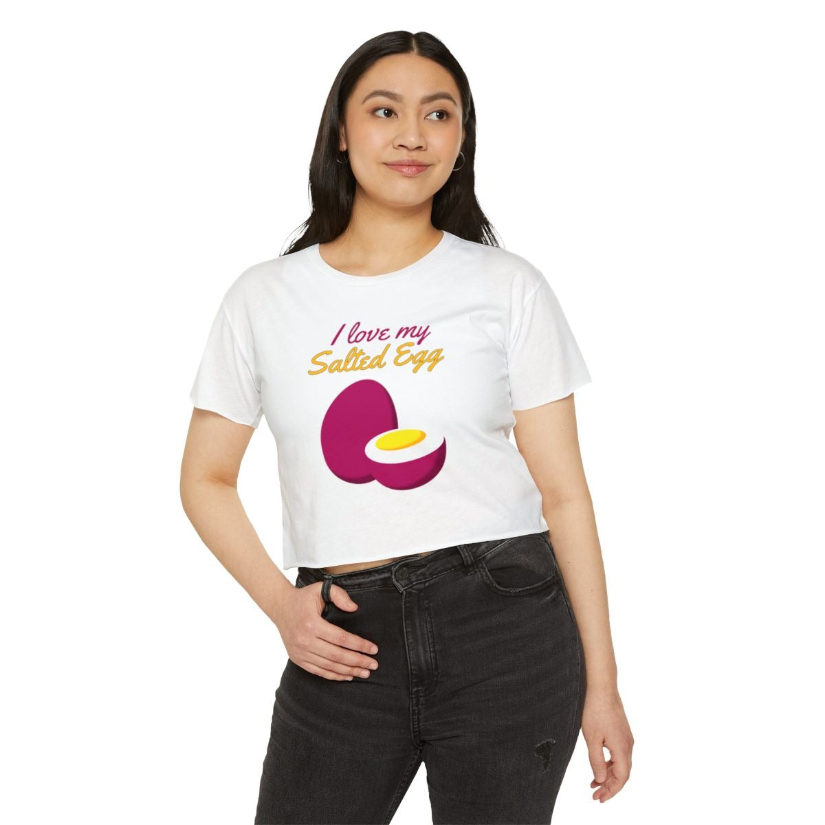 SALTED EGG 1 - Filipino Food (Crop Top)