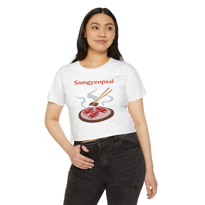 SAMGYEOPSAL - Korean Food (Crop Top)