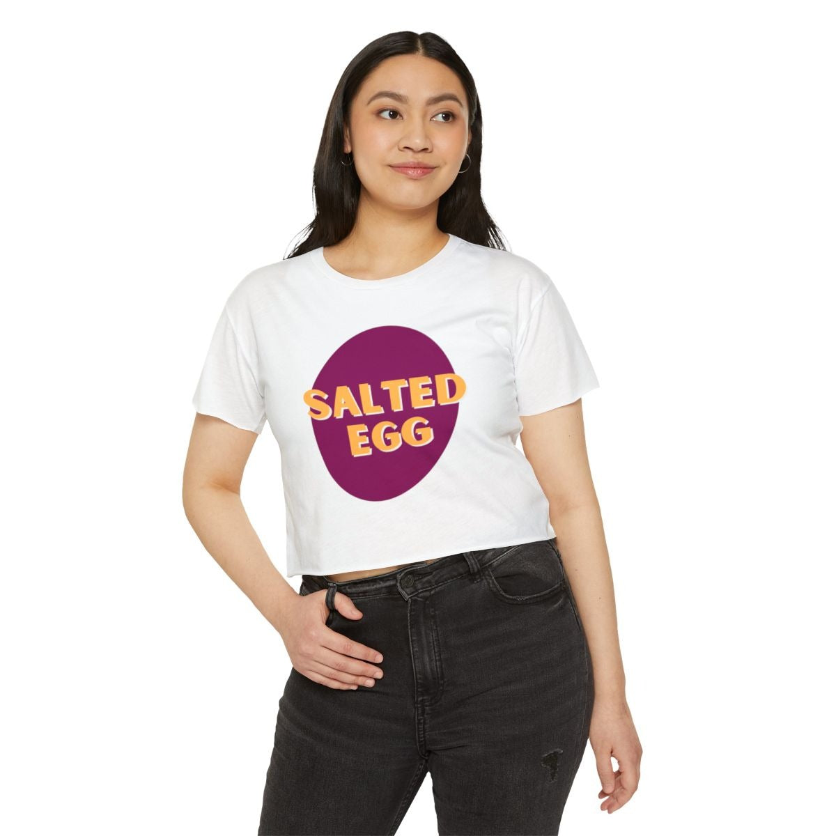 SALTED EGG 2 - Filipino Food (Crop Top)