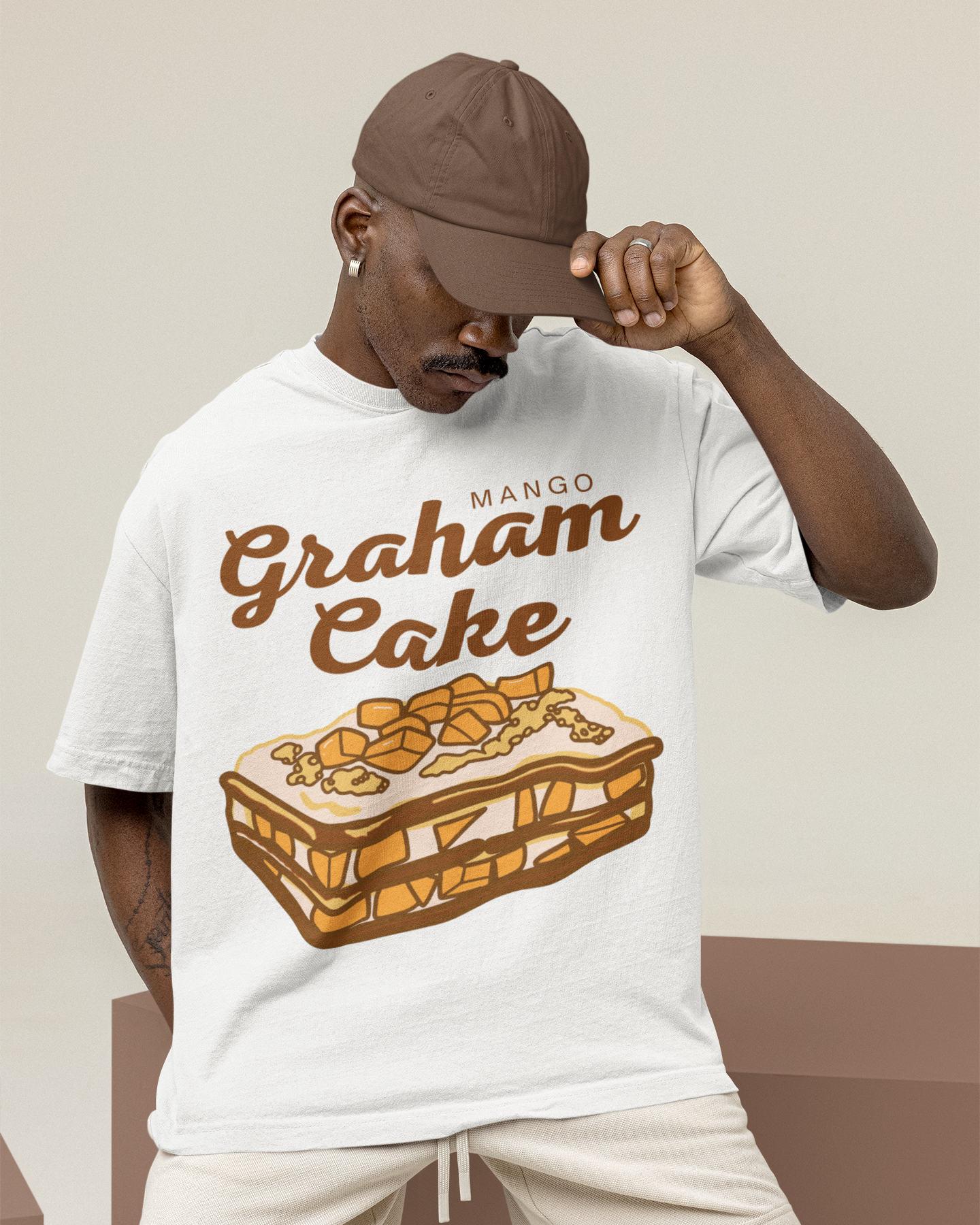 GRAHAM CAKE - Filipino Food (Basic Tee)