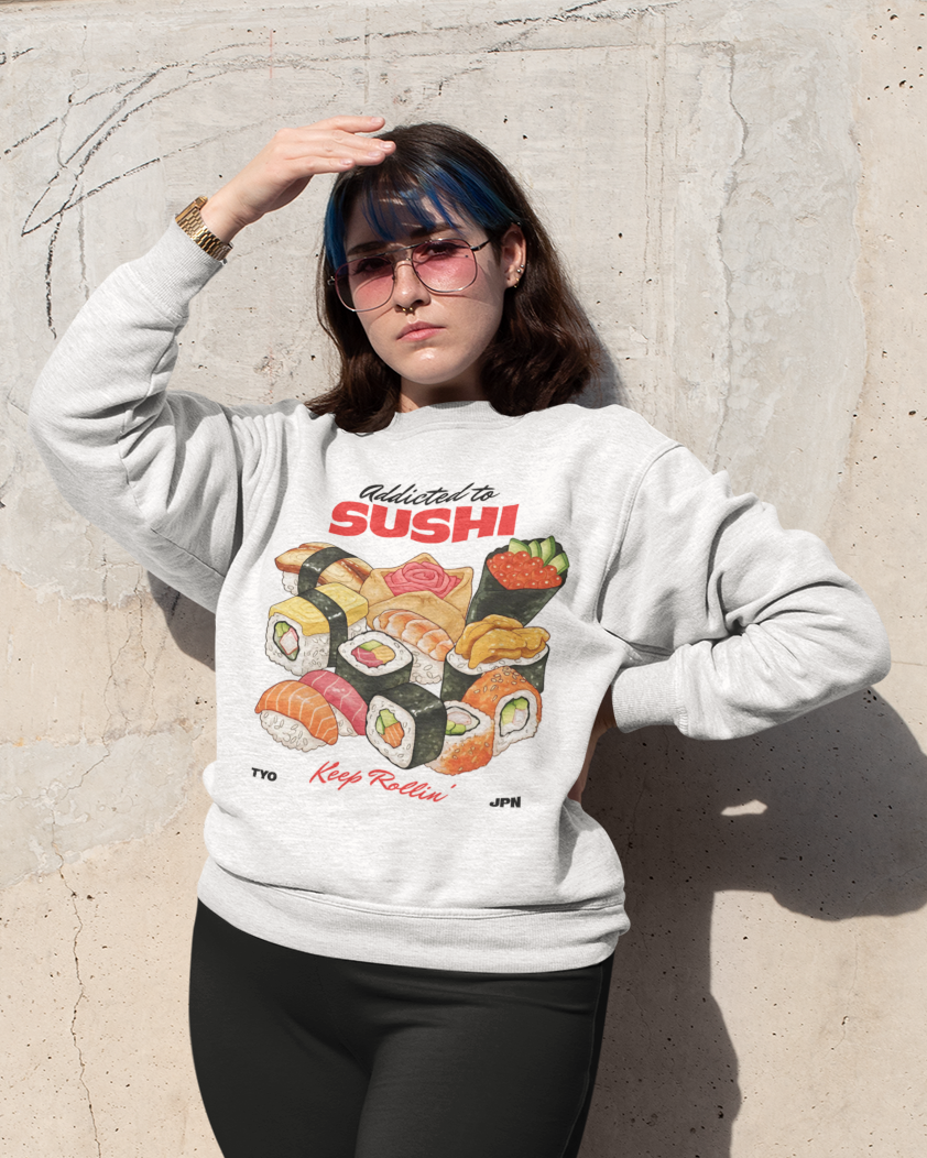 NINJA BITE MAKI - Japanese Food (Sweatshirt)