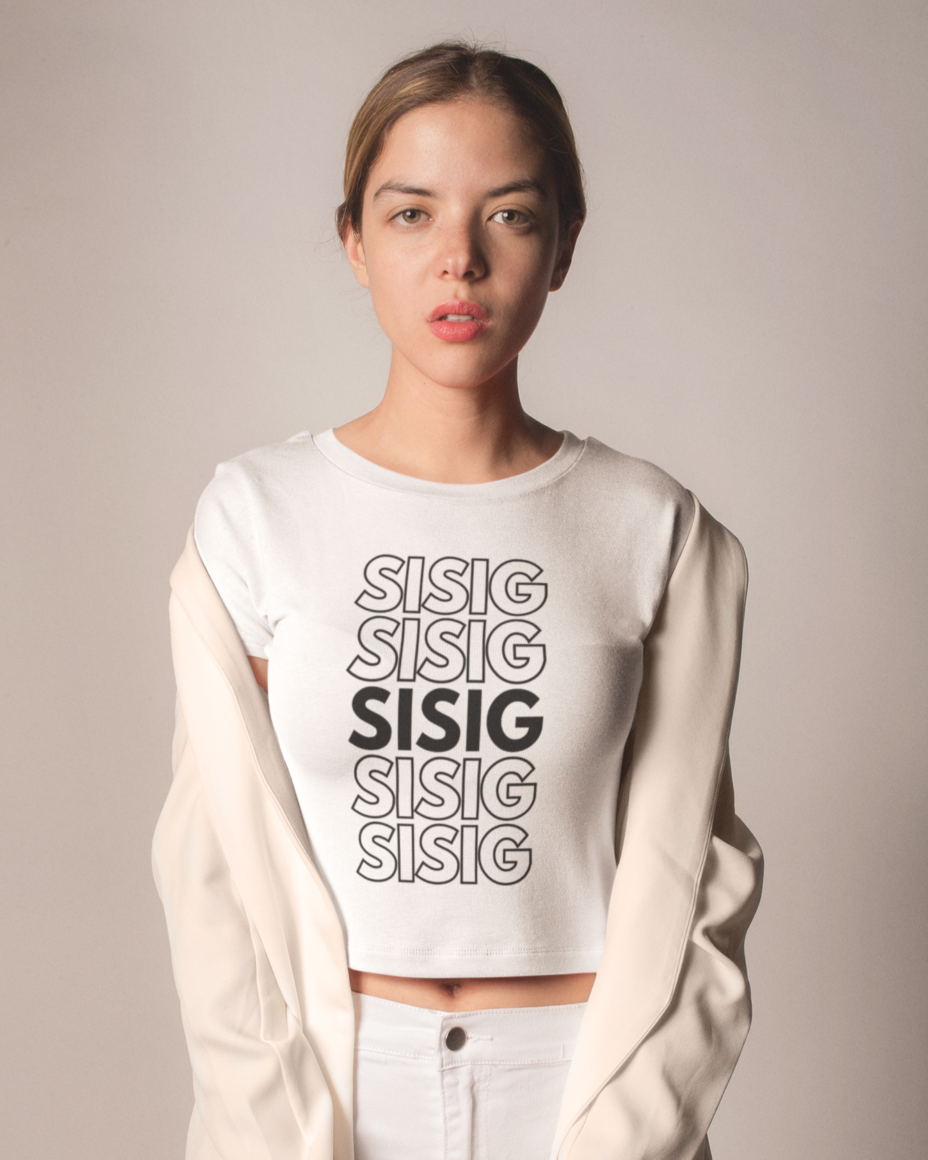 TOFU SISIG 1 - Filipino Food (Crop Top)