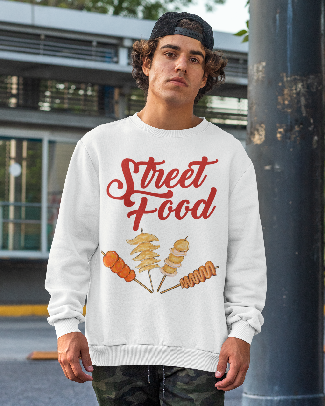 PINOY STREET FOODS  3 - Filipino Food (Sweatshirt)