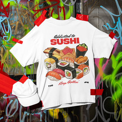 NINJA BITE MAKI - Japanese Food (Basic Tee)