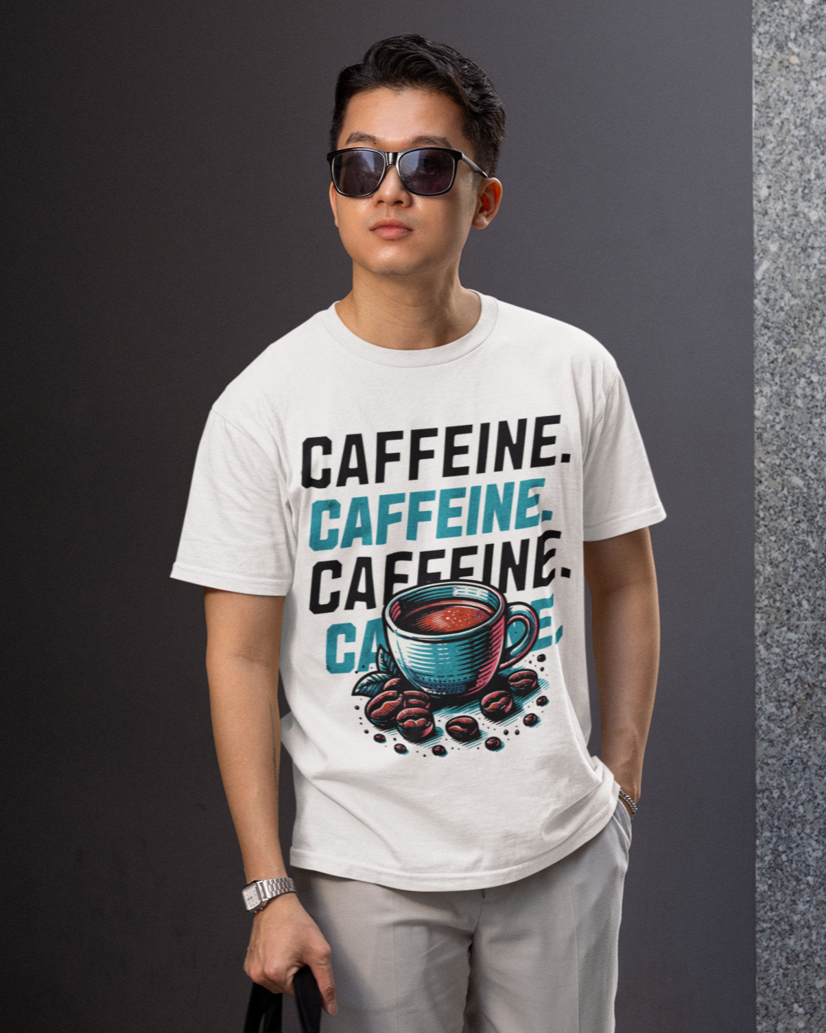 ALL AMERICANA - Coffee (Basic Tee)