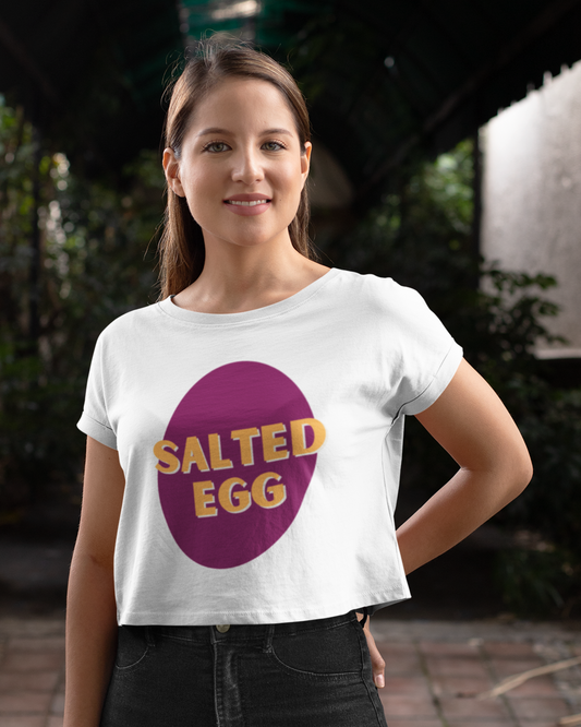 SALTED EGG 2 - Filipino Food (Crop Top)