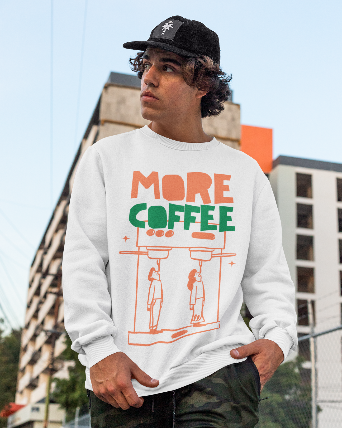 MIDNIGHT MOCHA - Coffee (Sweatshirt)