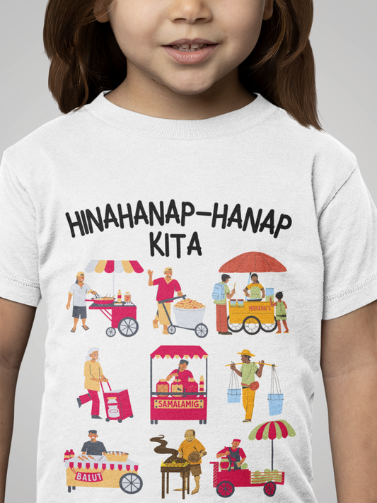 PINOY STREET FOODS 1 - Filipino Food (Kids Tee)