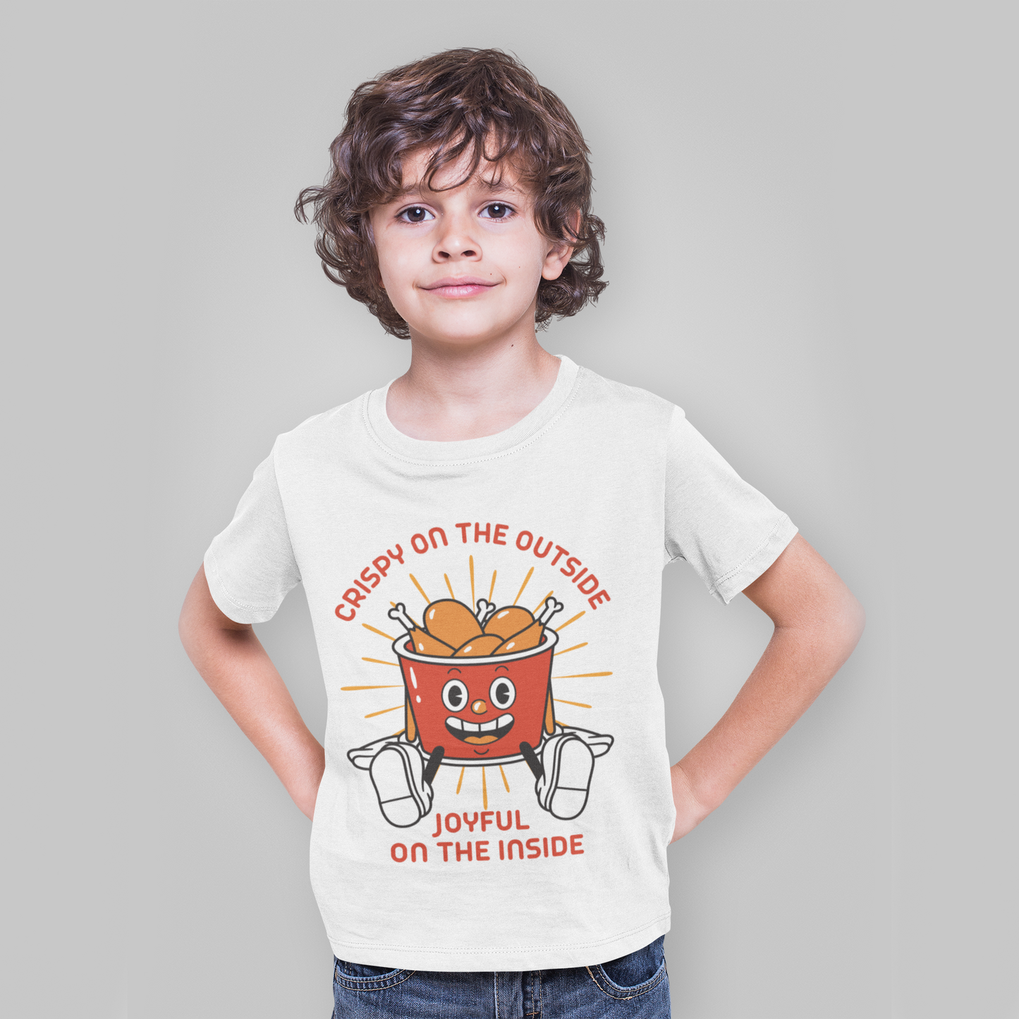 FRIED CHICKEN BUCKET - Filipino Food (Kids Tee)