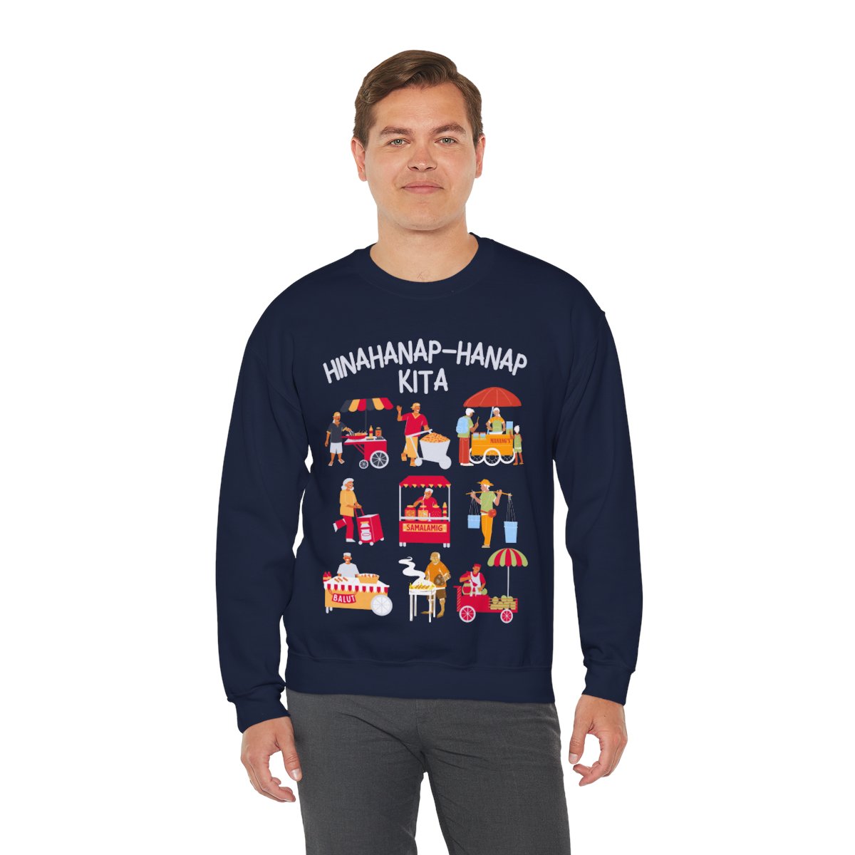 PINOY STREET FOODS 1 - Filipino Food (Sweatshirt)