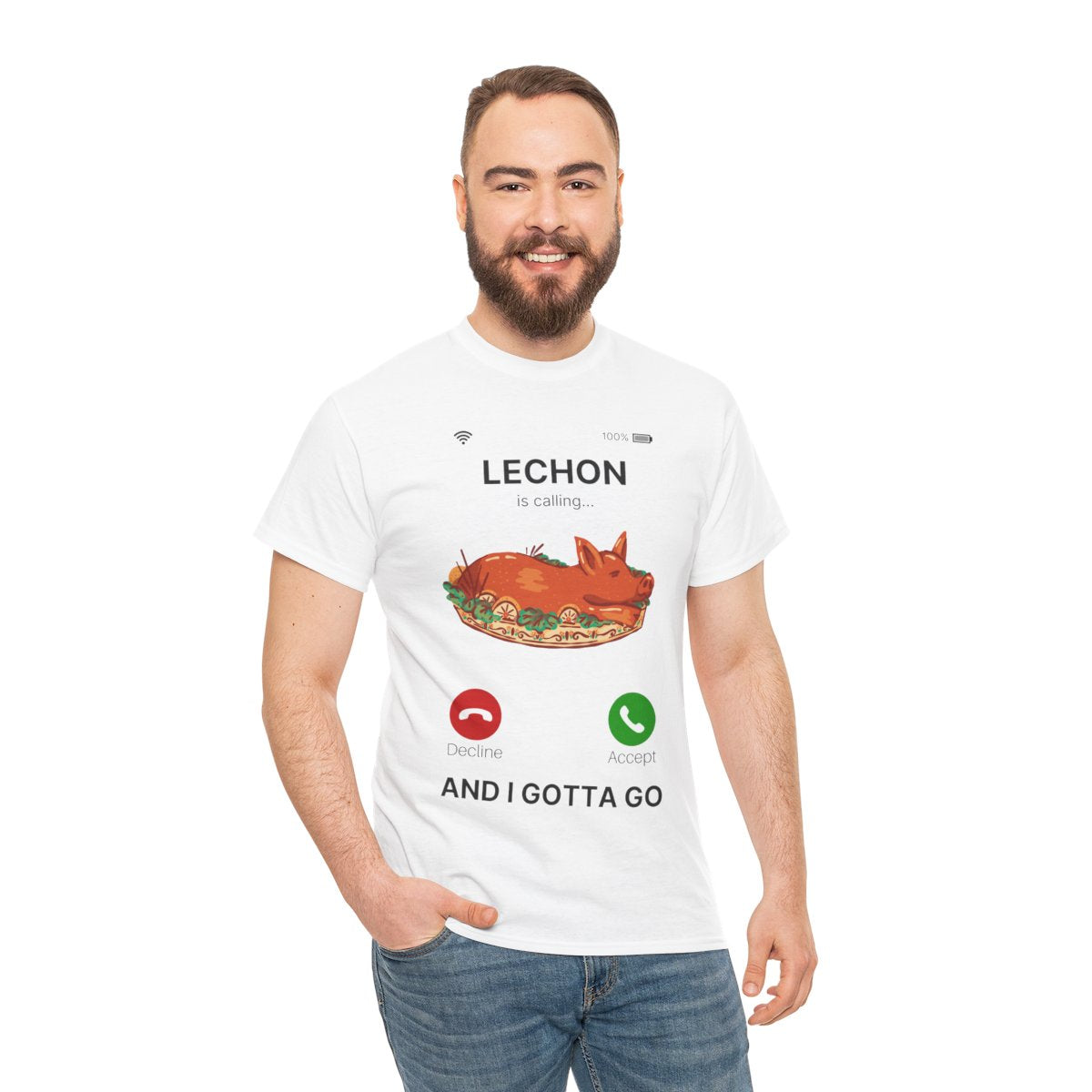 LECHON BELLY - Filipino Food (Basic Tee)