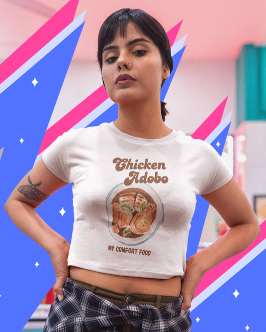 CHICKEN ADOBO 1 - Filipino Food (Crop Top)